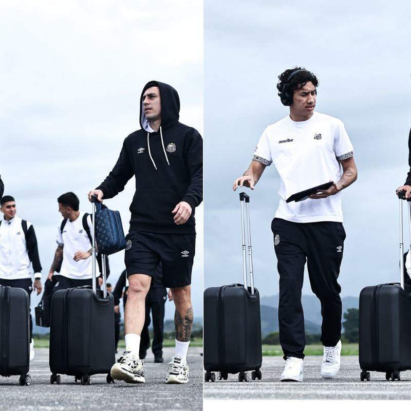 Jogadores do Santos chegam à Venezuela sem saber quando vão receber o que a diretoria está devendo