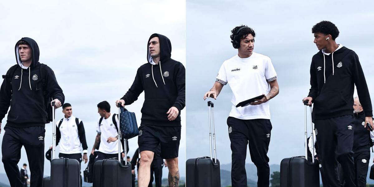 Jogadores do Santos chegam à Venezuela sem saber quando vão receber o que a diretoria está devendo