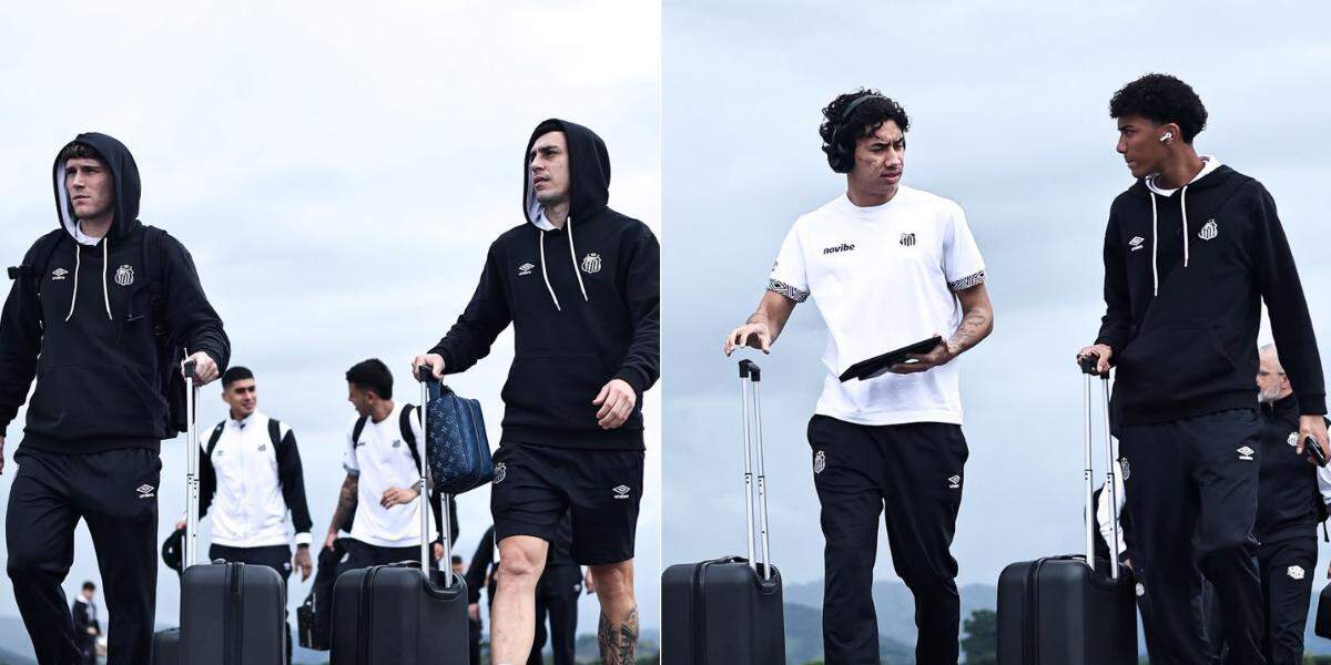 Jogadores do Santos chegam à Venezuela sem saber quando vão receber o que a diretoria está devendo