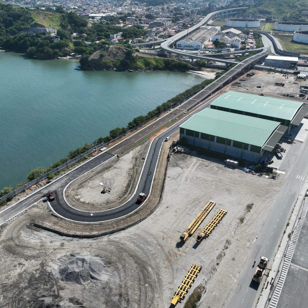 O viário entrou em operação no último dia 8 e conecta o porto diretamente à rodovia