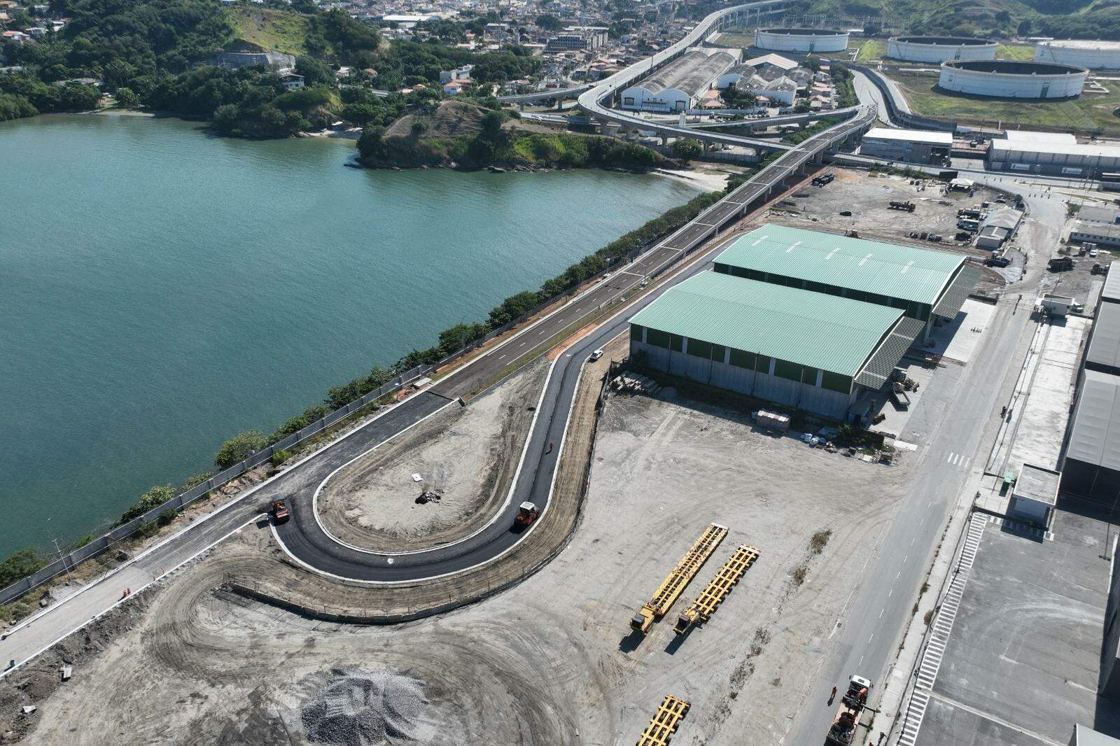 O viário entrou em operação no último dia 8 e conecta o porto diretamente à rodovia