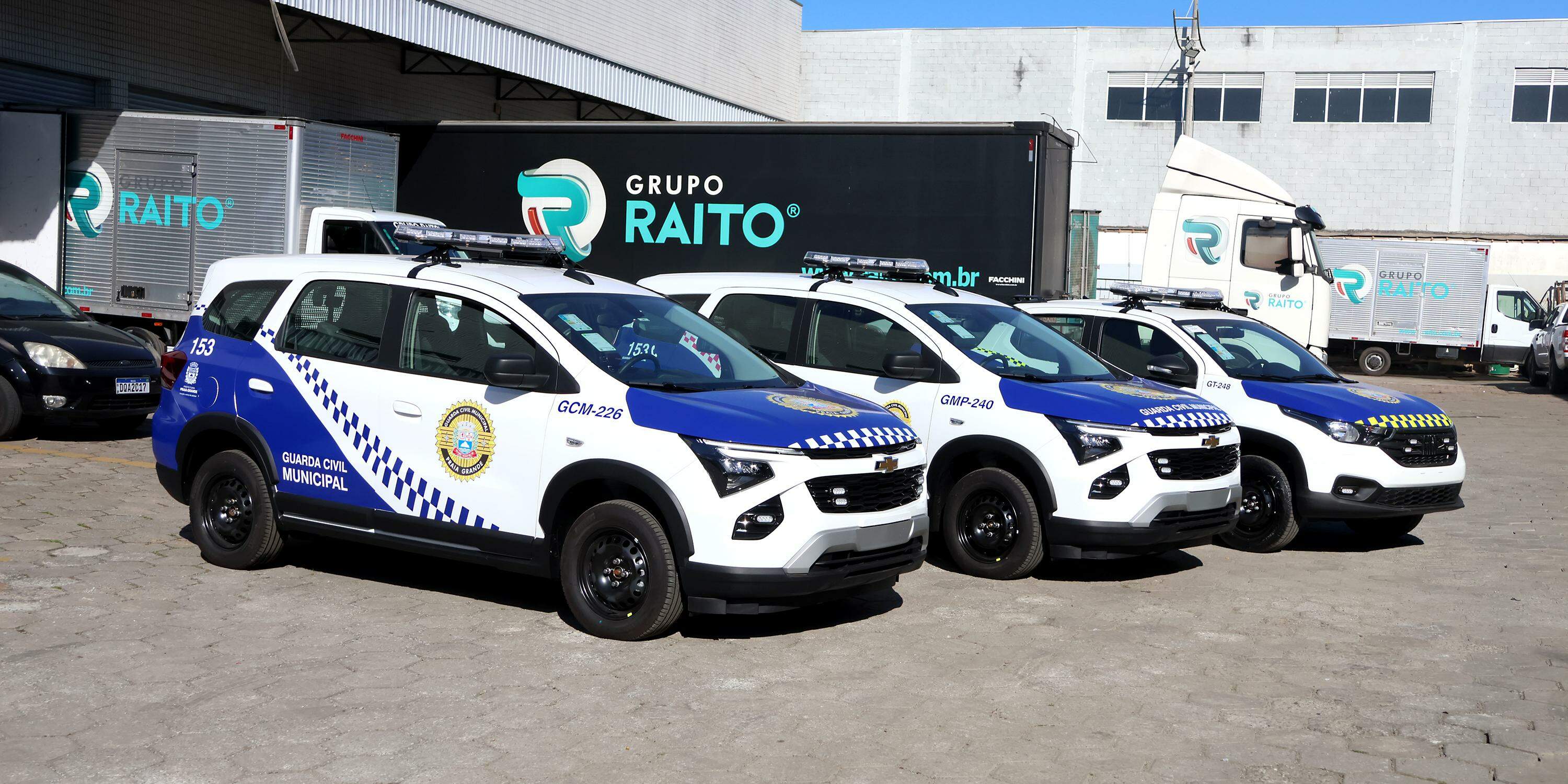 Dos veículos que chegam, 21 são para o Patrulhamento Comunitário Integrado