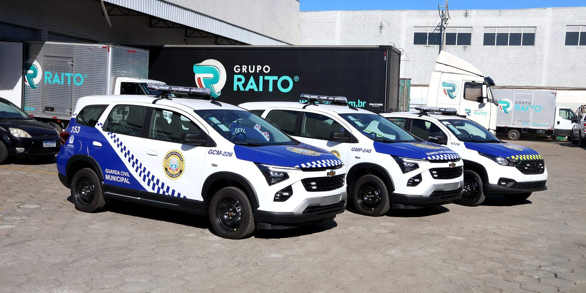 Dos veículos que chegam, 21 são para o Patrulhamento Comunitário Integrado