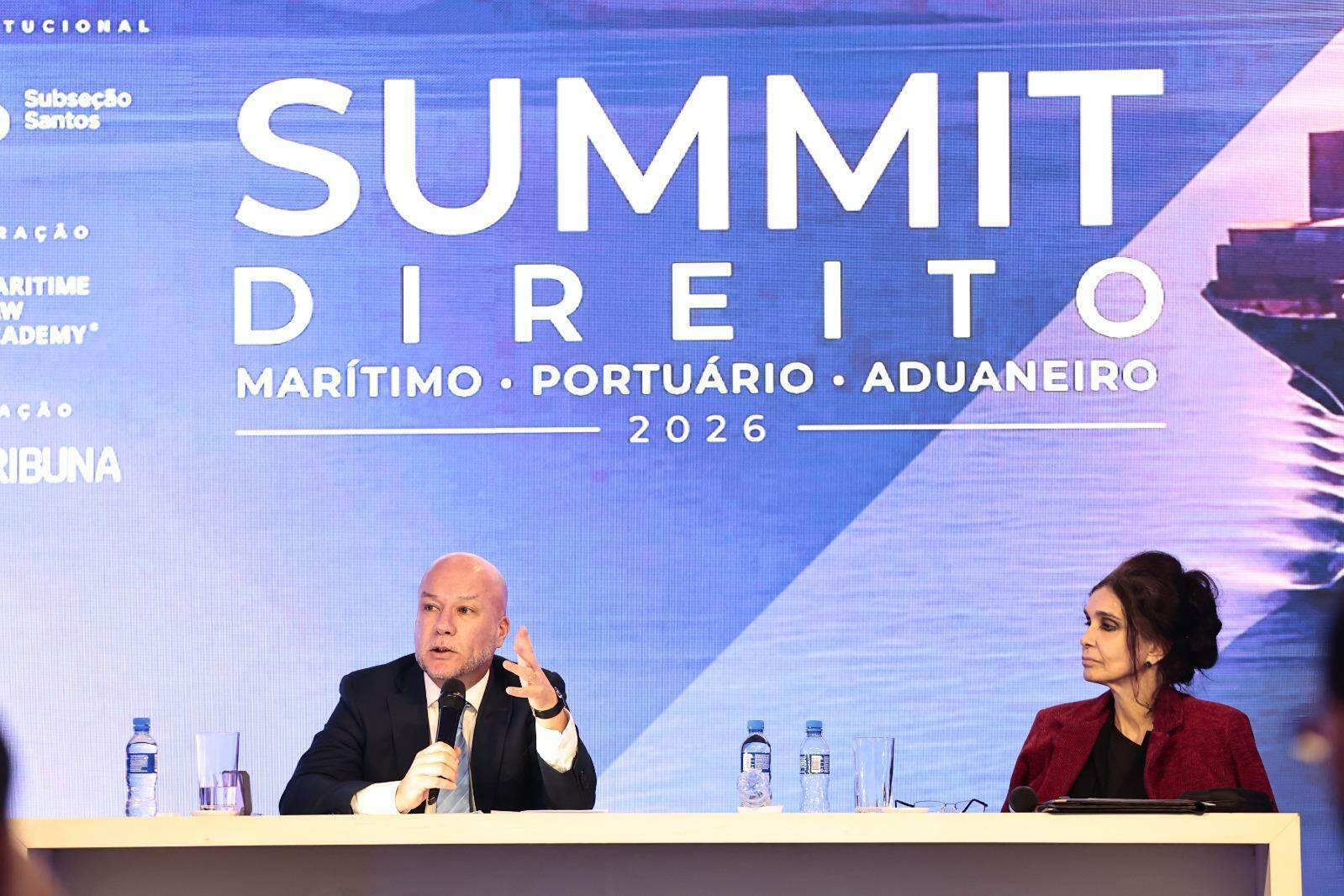 Juiz Frederico Messias e a advogada Eliane Octaviano
