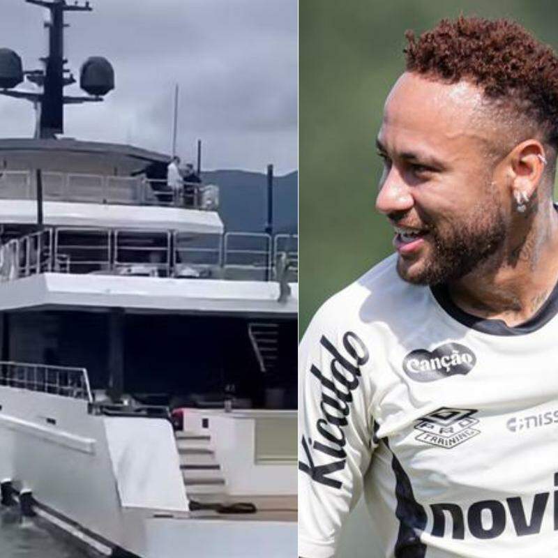 A embarcação de Neymar, avaliada entre R$ 120 milhões e R$ 150 milhões, chegou em Angra dos Reis, no Rio de Janeiro