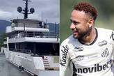 A embarcação de Neymar, avaliada entre R$ 120 milhões e R$ 150 milhões, chegou em Angra dos Reis, no Rio de Janeiro