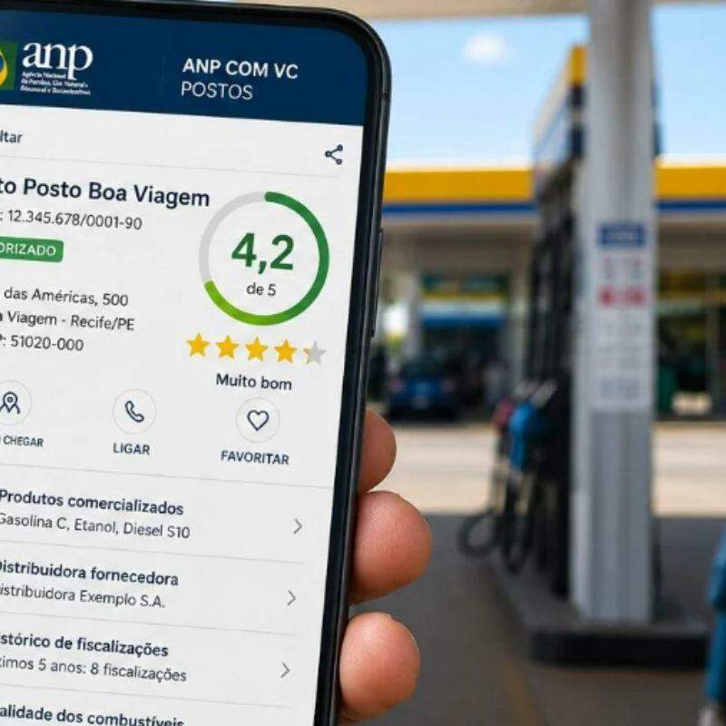 Aplicativo da ANP permite ver os postos de combustíveis melhores avaliados em Santos, Praia Grande e demais cidades da Baixada Santista