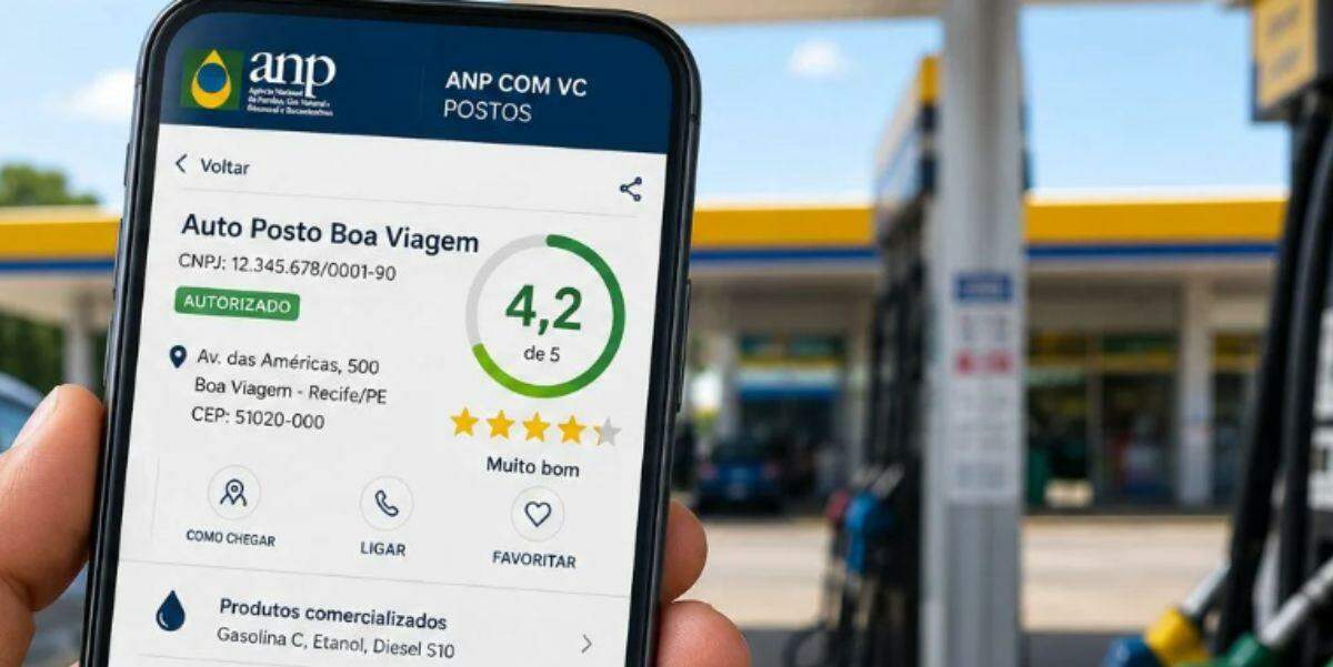 Aplicativo da ANP permite ver os postos de combustíveis melhores avaliados em Santos, Praia Grande e demais cidades da Baixada Santista