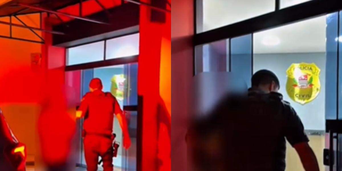 O homem foi encaminhado a Delegacia de Polícia Civil de Ilha Comprida