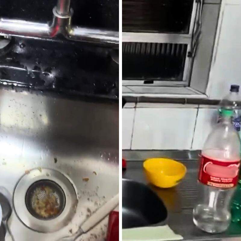 Louça suja e acumulada é um dos transtornos; garrafas plásticas é estratégia para guardar água, quando chega
