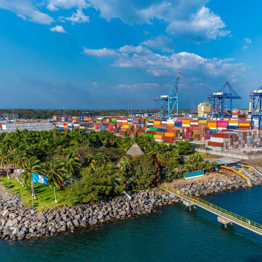 Quetzal is Guatemala's largest port on the Pacific Ocean; the country is considered strategically important for the sector