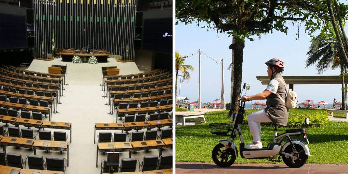 Projeto de lei em tramitação na Câmara dos Deputados, caso seja aprovado, pode impactar diretamente cidades da Baixada Santista, onde as bicicletas elétricas se popularizaram e já são alvo de fiscalização
