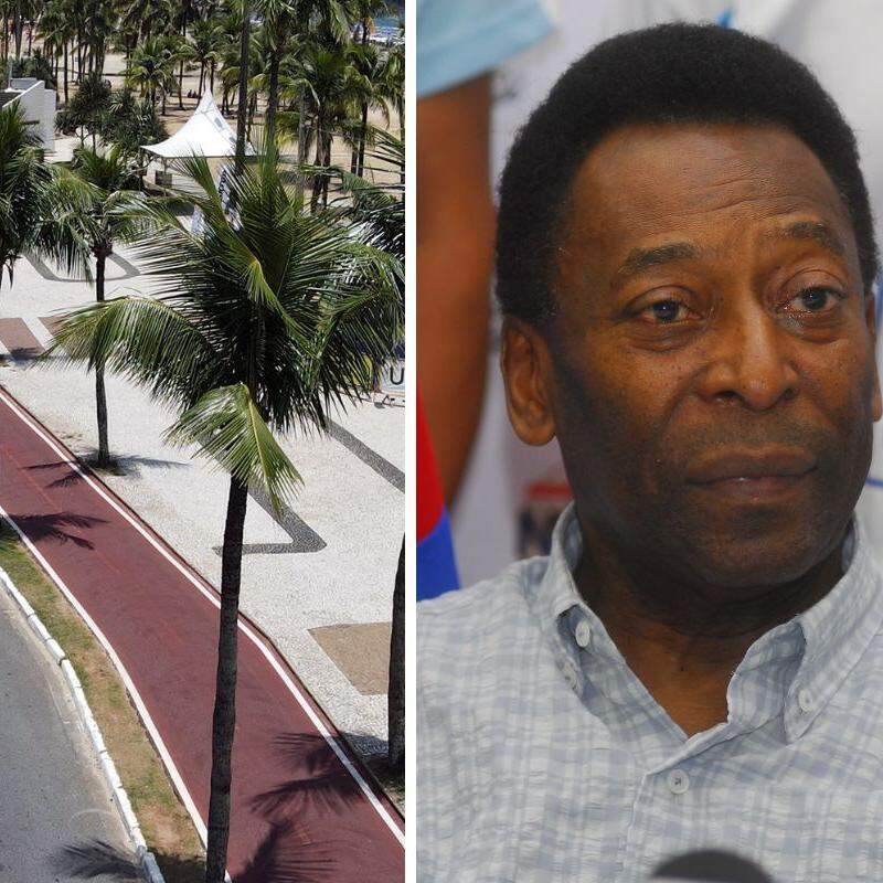 Pelé serviu o Exército em fortaleza na orla de Praia Grande