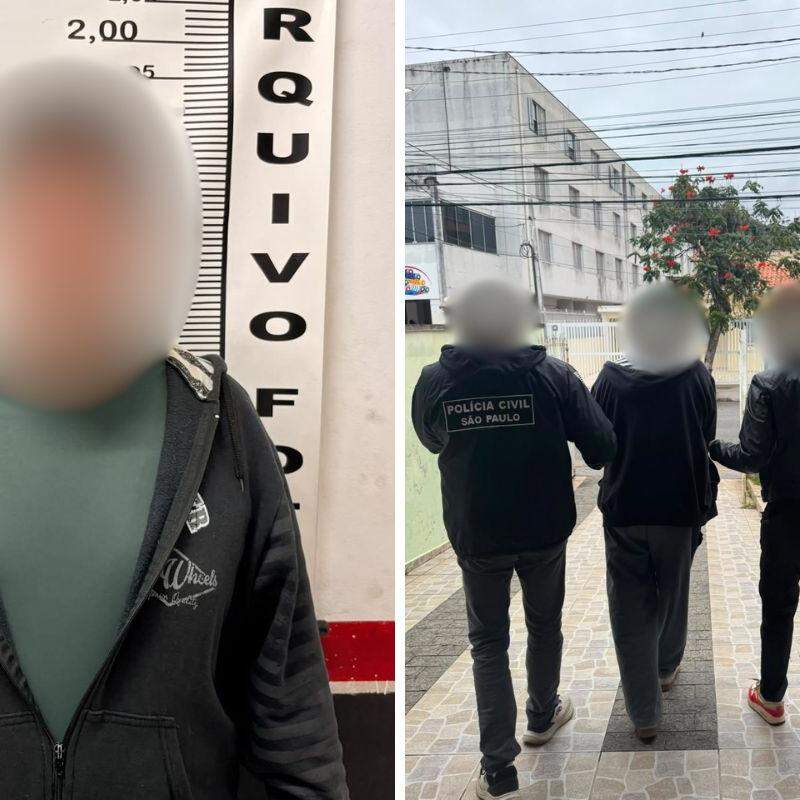 Homem foi detido e levado para a delegacia