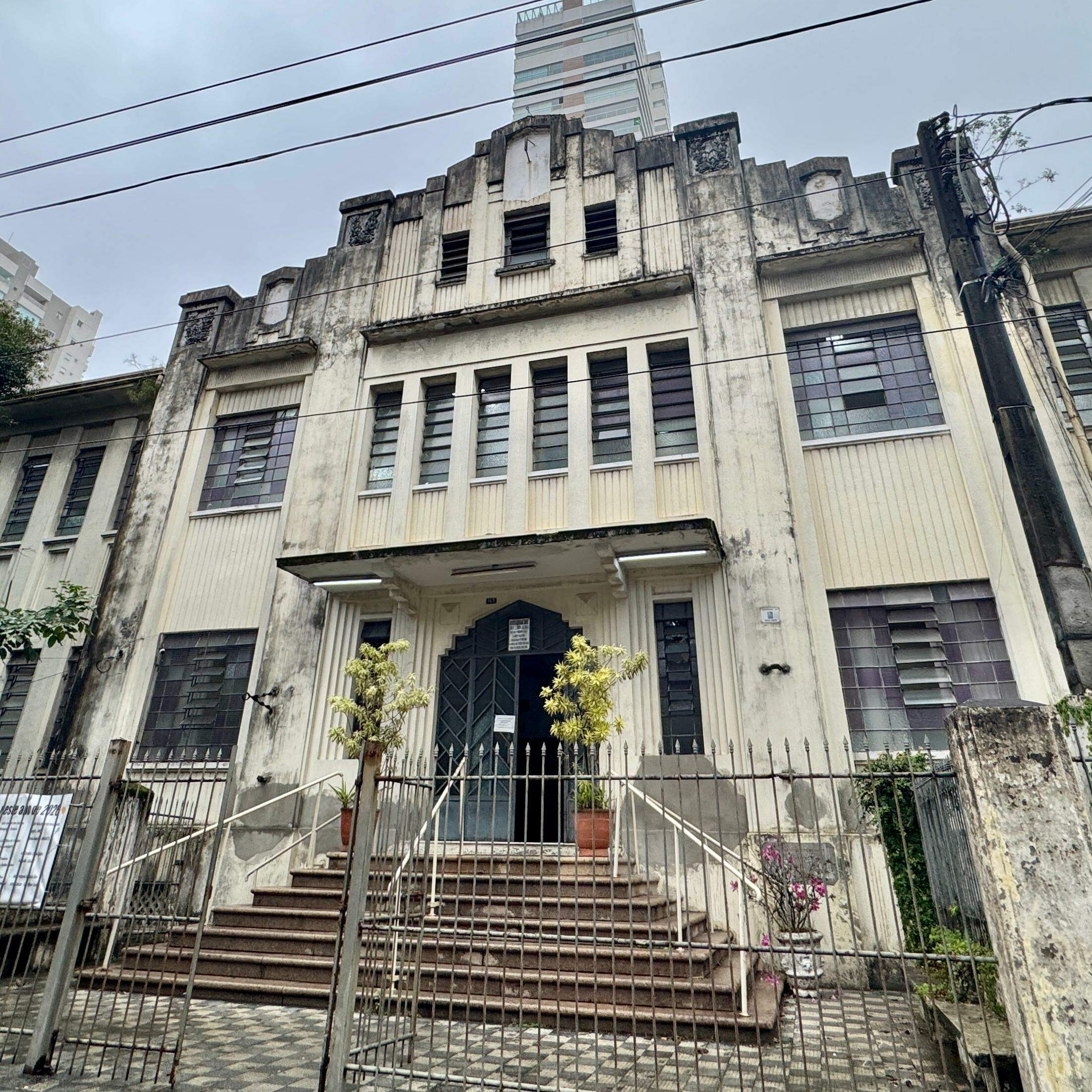 Escola Estadual Canadá, em Santos: rede paulista reabriu nesta sexta-feira (24)