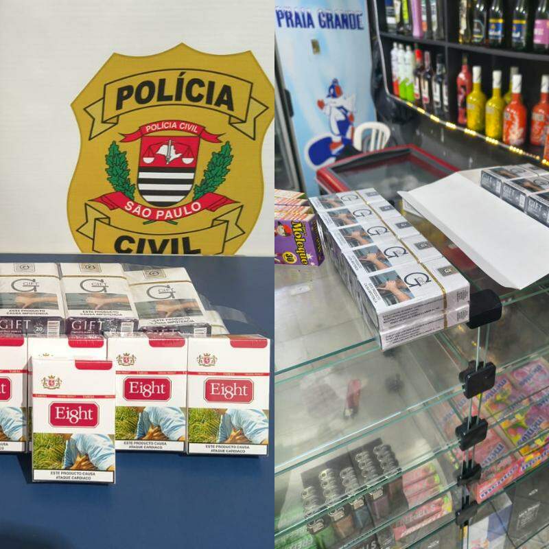 As investigações indicam que os integrantes do grupo também estariam envolvidos em outros roubos contra lojas da mesma rede em Praia Grande