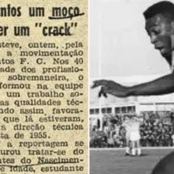 "O Santos foi o escolhido para receber Pelé porque havia sido campeão paulista em 1955, então era considerado o time mais forte do momento."