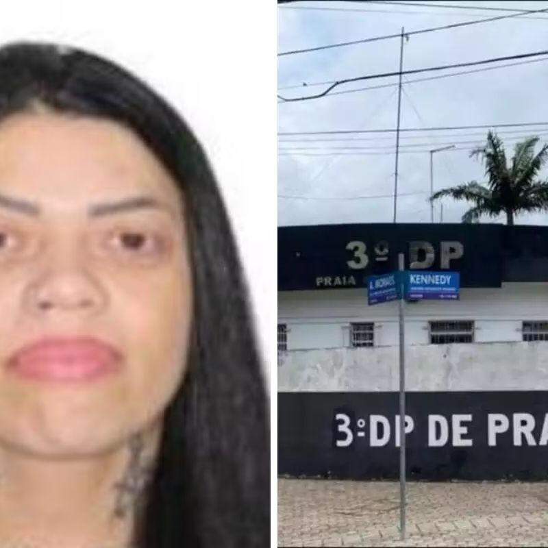 Ágatha de Oliveira Ricardo havia sido detida após o 3° DP de Praia Grande pedir a sua prisão pelo crime