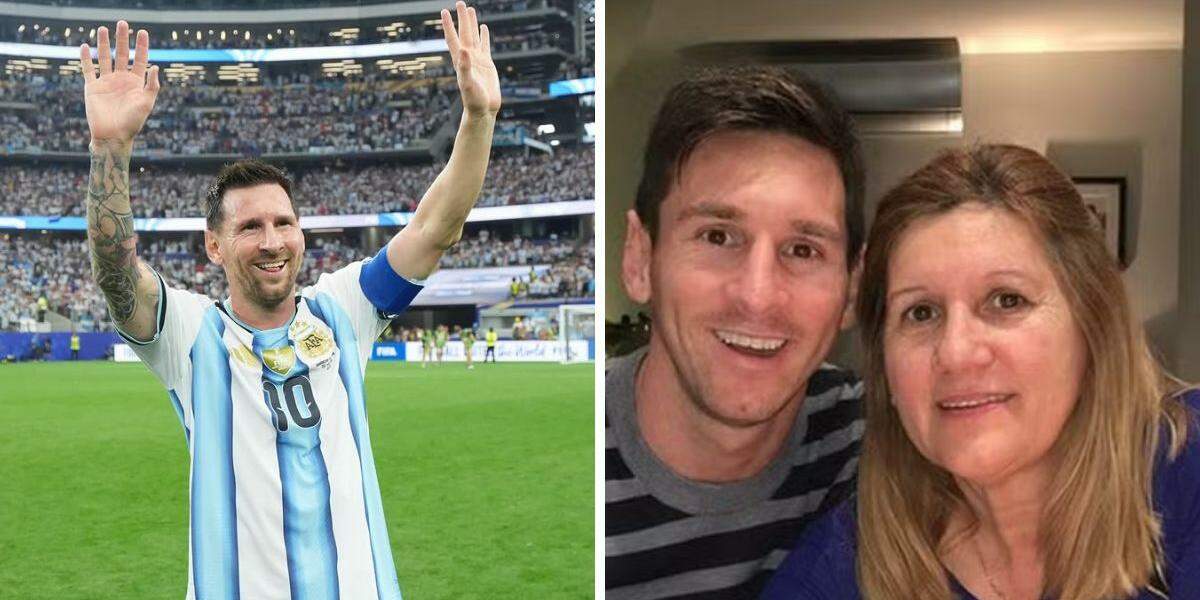 Pesquisa de italiano mostra que bisavô de Messi, avô da mãe do jogador Célia Maria Cuccittini (à direita), nasceu em Ribeirão Preto
