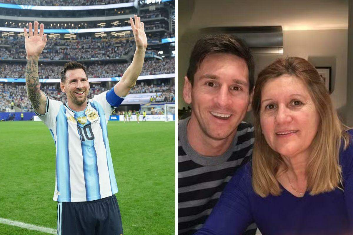 Pesquisa de italiano mostra que bisavô de Messi, avô da mãe do jogador Célia Maria Cuccittini (à direita), nasceu em Ribeirão Preto