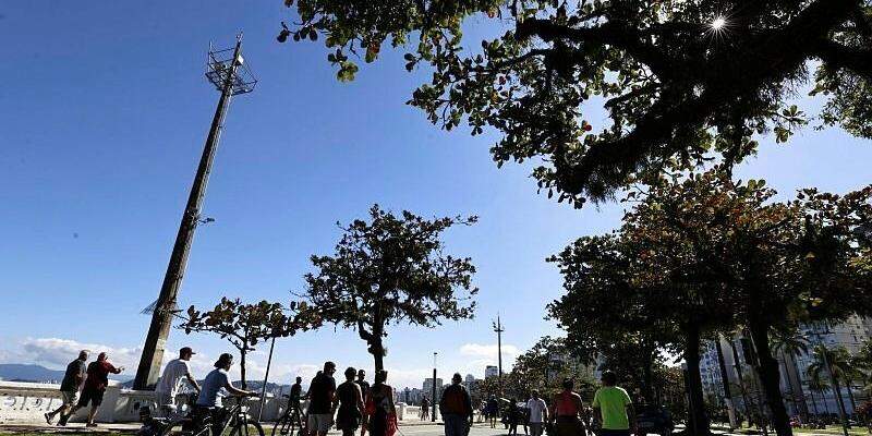 Quarta (19) e sexta (21) prometem ser os dias mais quentes da semana na Baixada Santista