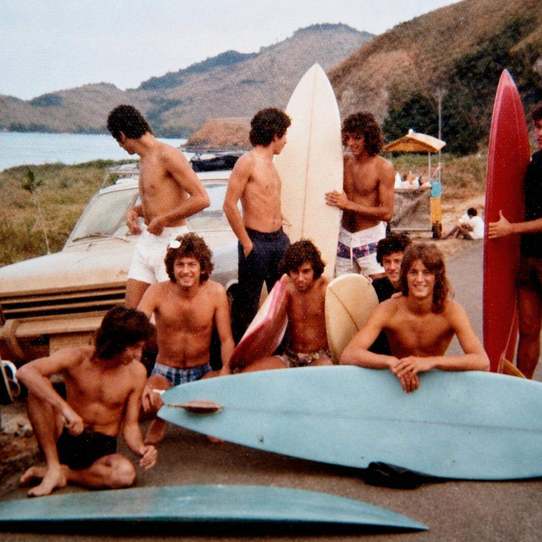 Turma do Murinho em Ubatuba, 1975