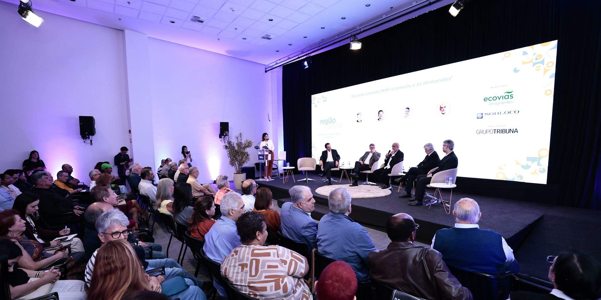 Participantes do primeiro painel trataram das origens e da evolução dos debates metropolitanos na região