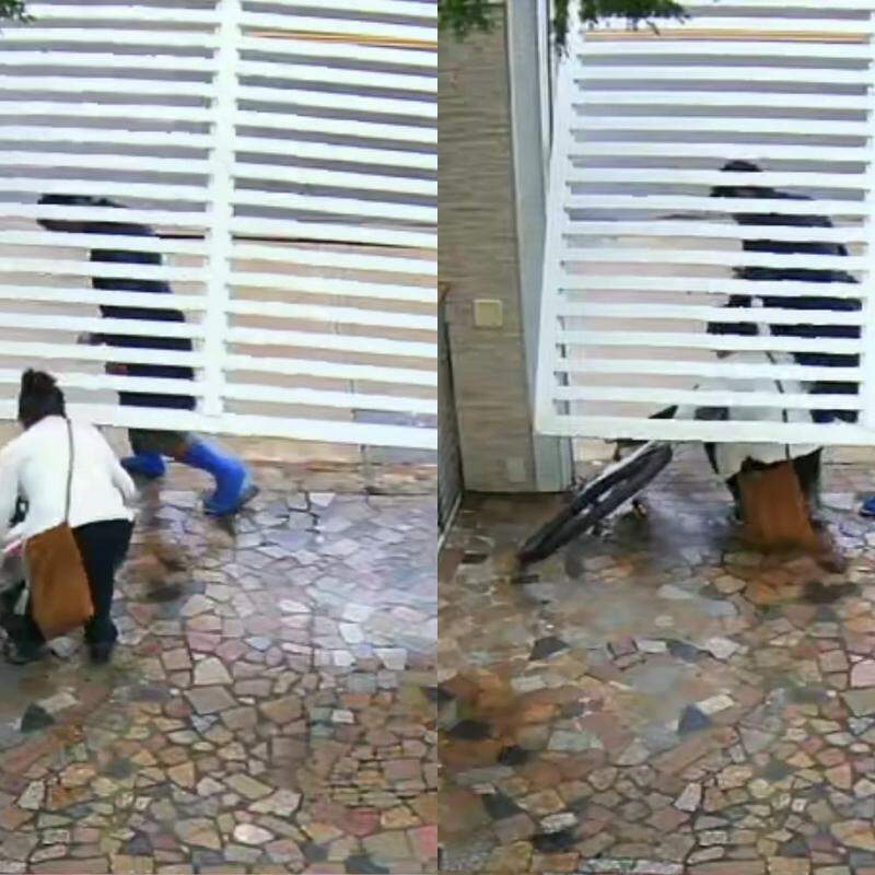 Casal foi flagrado furtando bicicletas