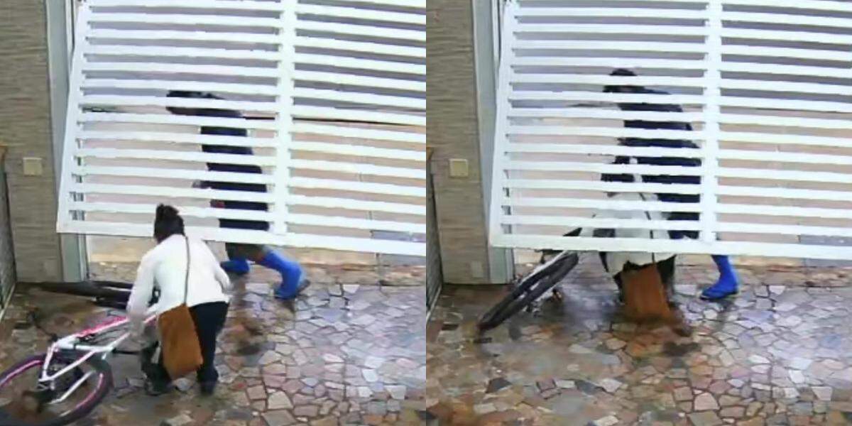 Casal foi flagrado furtando bicicletas
