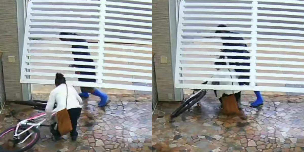 Casal foi flagrado furtando bicicletas
