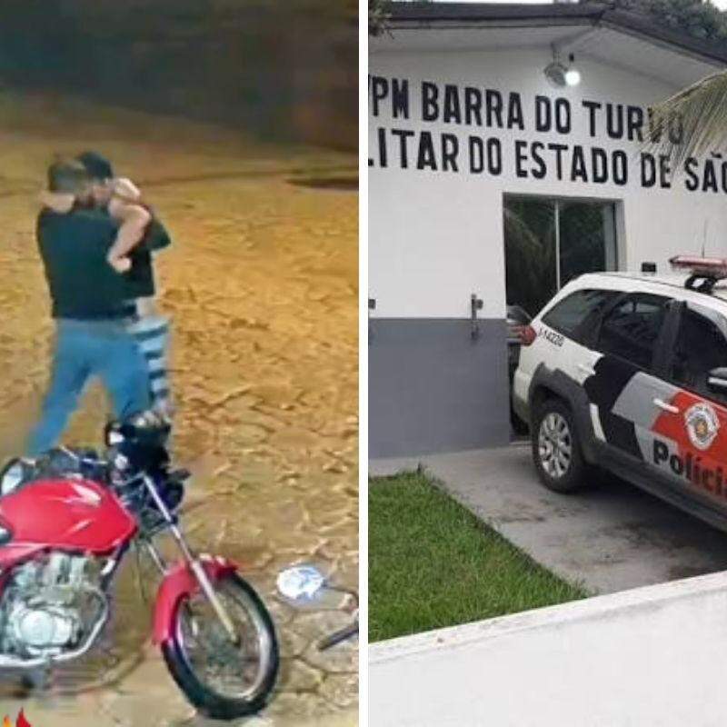 Câmeras de monitoramento registraram o momento em que o crime aconteceu, na noite do dia 24 de julho