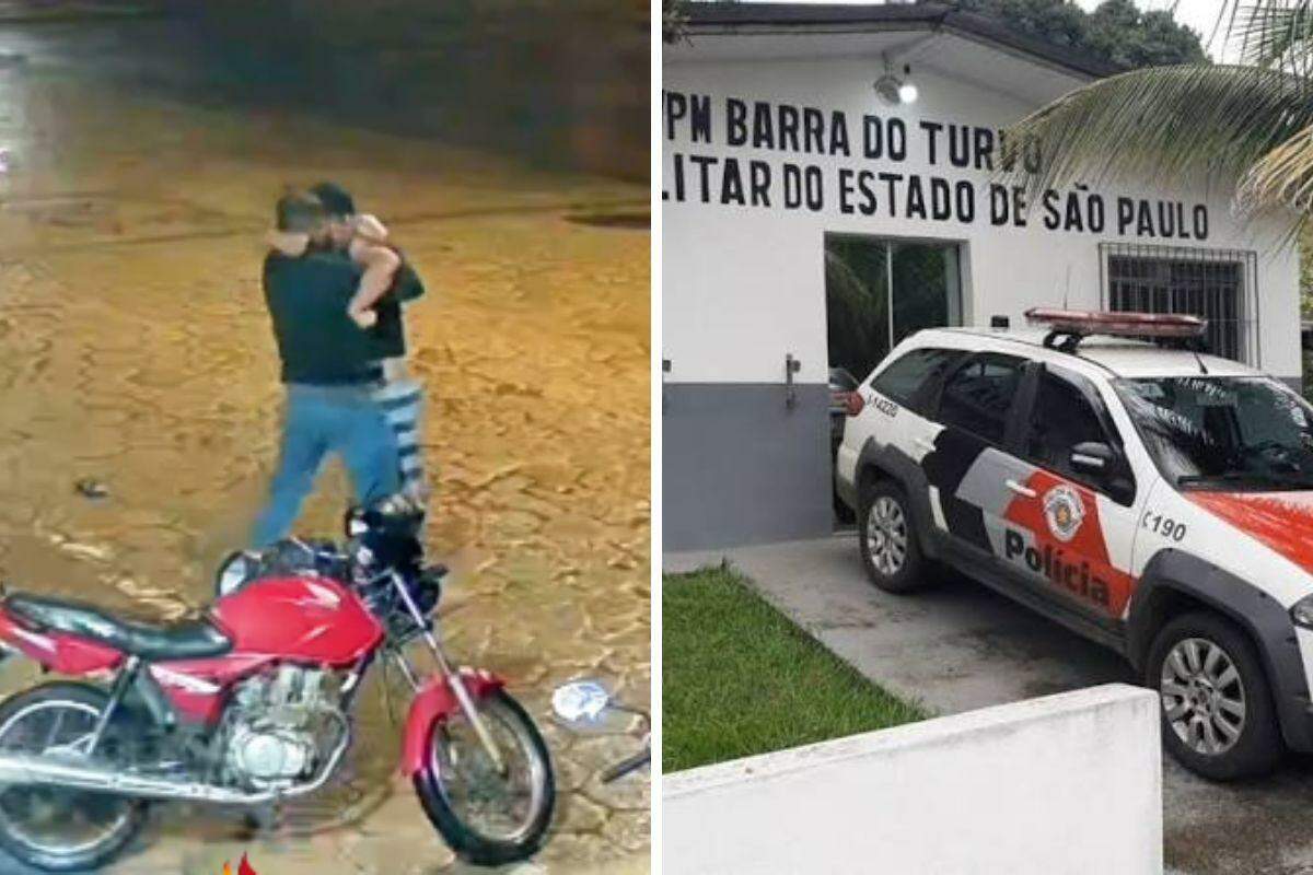 Câmeras de monitoramento registraram o momento em que o crime aconteceu, na noite do dia 24 de julho