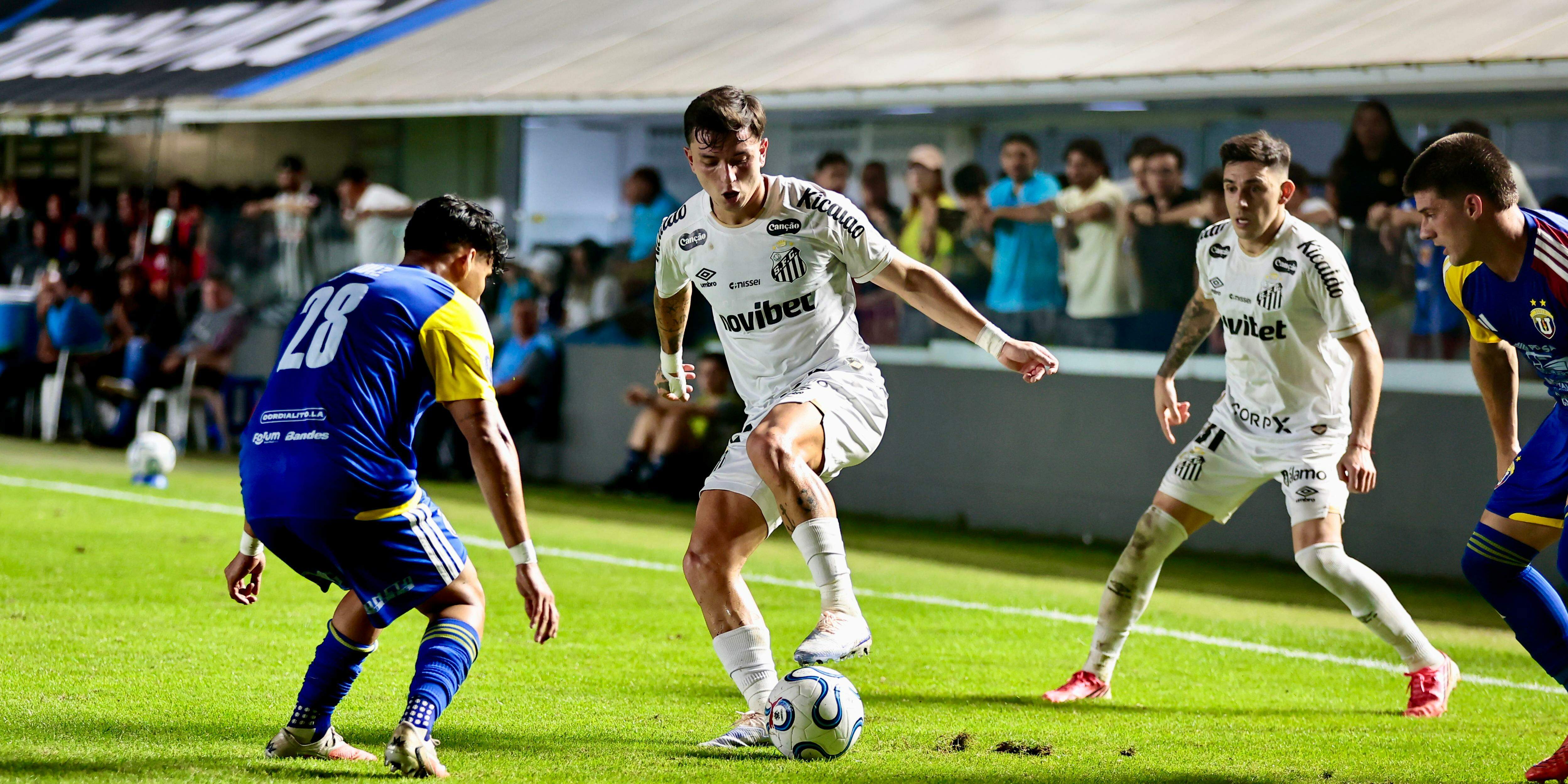 Com a vitória, o Santos garantiu a vaga nas oitavas de final da Sul-Americana