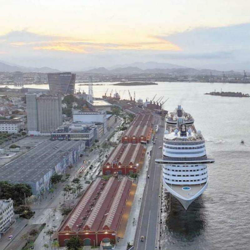 Píer Mauá is located within Rio de Janeiro's revitalized port district, offering outstanding infrastructure and visibility
