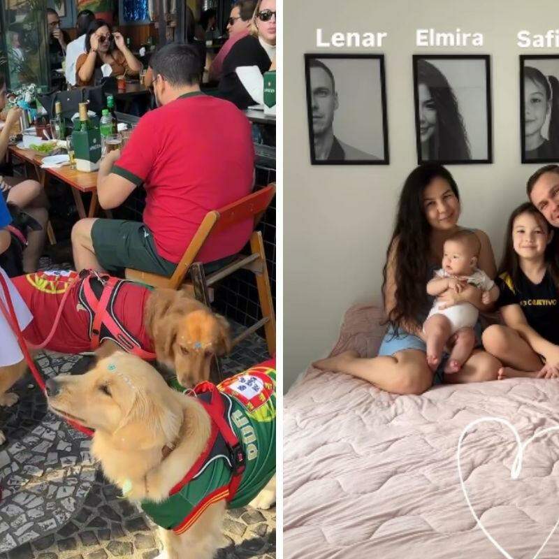 Família falou sobre a cultura e as diferenças entre Brasil e Rússia