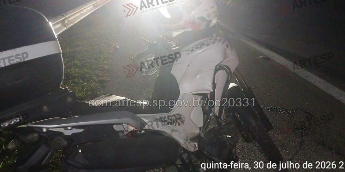 Policial sofreu ferimentos leves e foi encaminhado à UPA de Itanhaém
