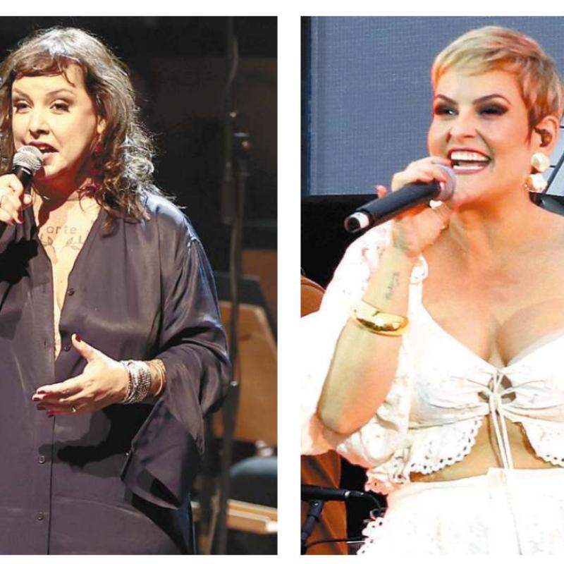 As cantoras Monna (esq.) e Rafa Laranja, além de Maluani e Diego Alencikas farão participações no show