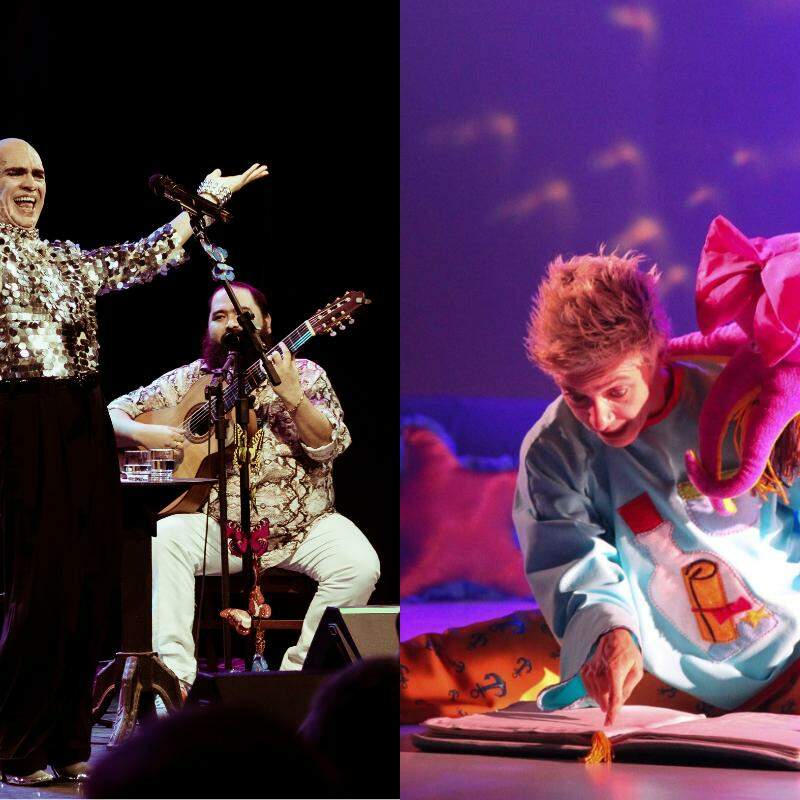 Edson Cordeiro apresenta show em homenagem a Carmem Miranda; Nas Asas da Imaginação, espetáculo de dança para as crianças