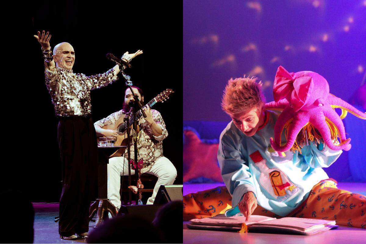 Edson Cordeiro apresenta show em homenagem a Carmem Miranda; Nas Asas da Imaginação, espetáculo de dança para as crianças