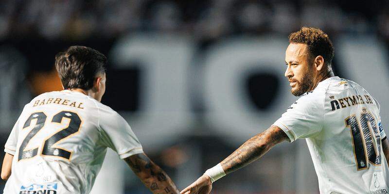 No jogo contra a Universidad Central, Barreal deu assistência para Neymar marcar um belo gol