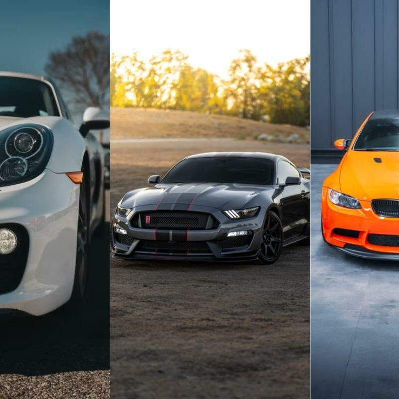 Porsche, Ford Mustang e BMW estão entre os esportivos mais procurados