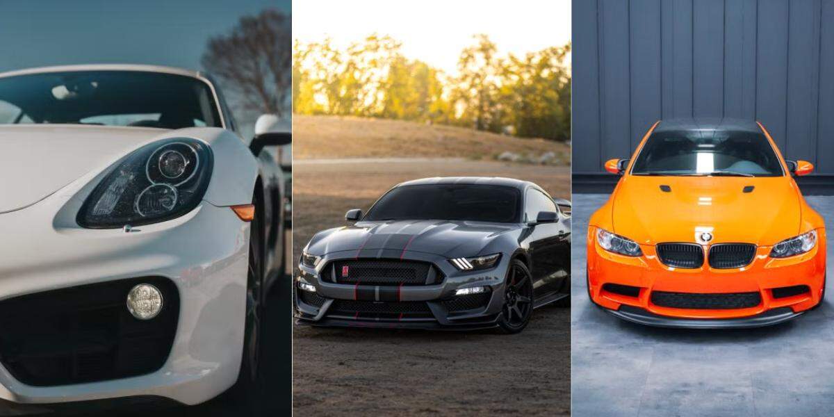 Porsche, Ford Mustang e BMW estão entre os esportivos mais procurados