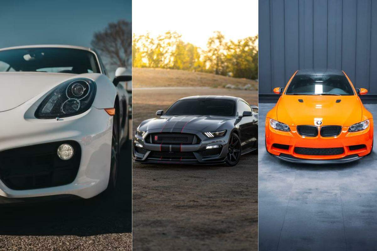 Porsche, Ford Mustang e BMW estão entre os esportivos mais procurados