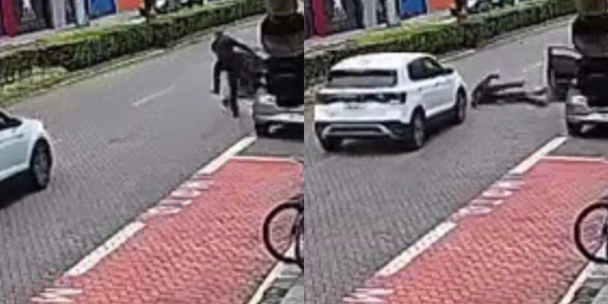 Jovem sofreu série de colisões na Avenida Costa e Silva