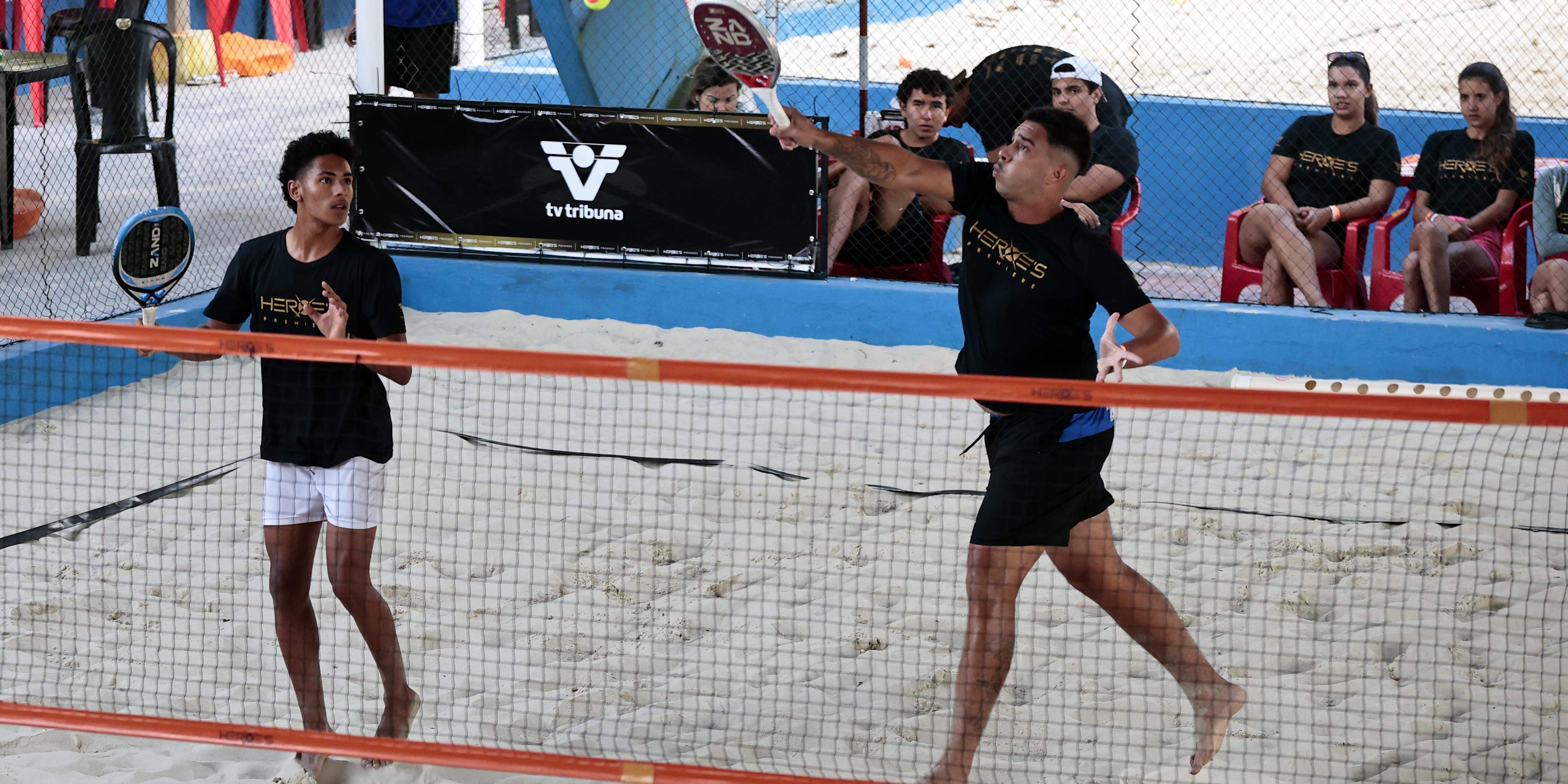 Na decisão da categoria Dupla Masculina A Pro, Kauan e Otávio bateram Guilherme e Matheus por 8 a 5