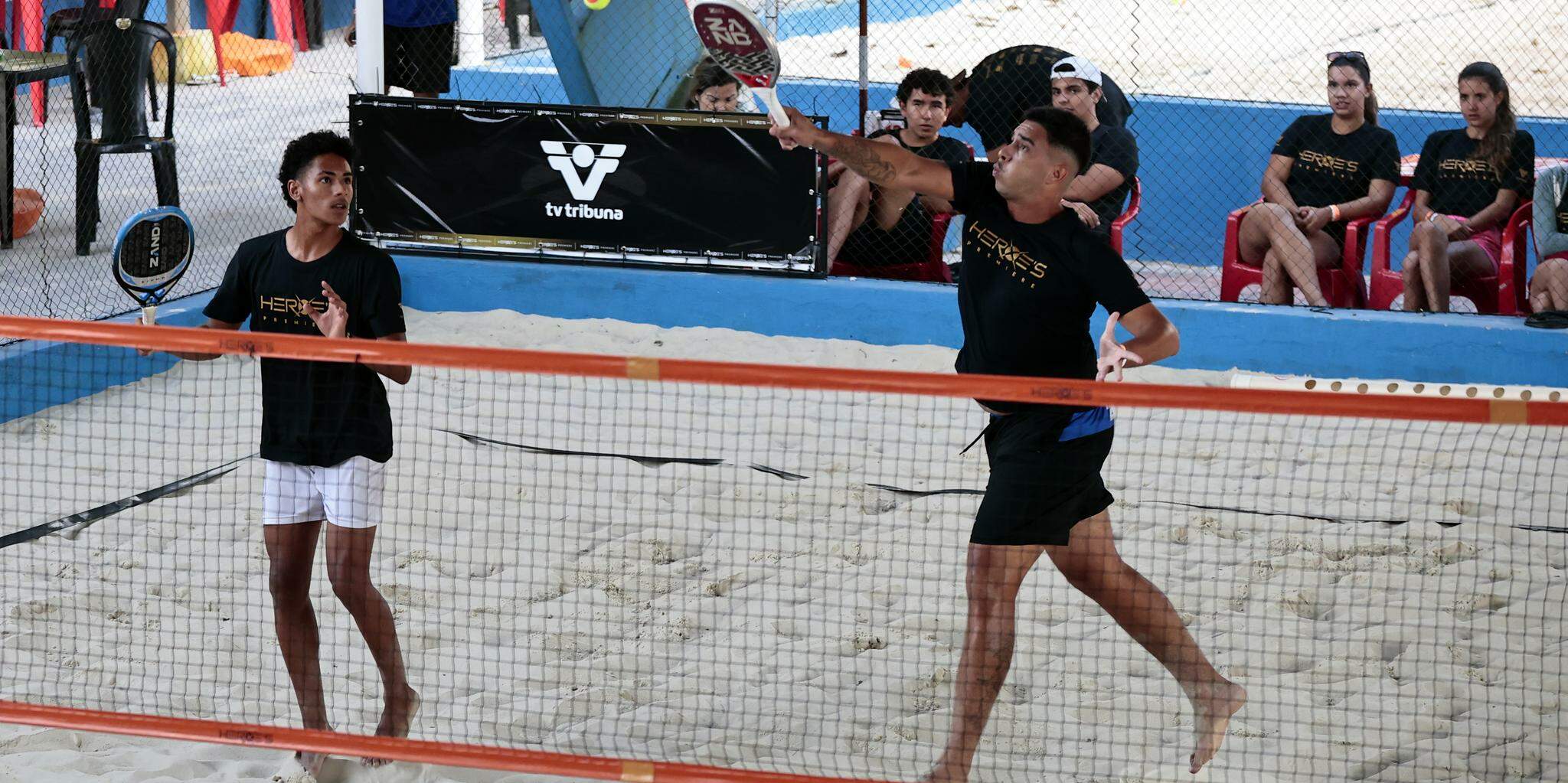 Na decisão da categoria Dupla Masculina A Pro, Kauan e Otávio bateram Guilherme e Matheus por 8 a 5