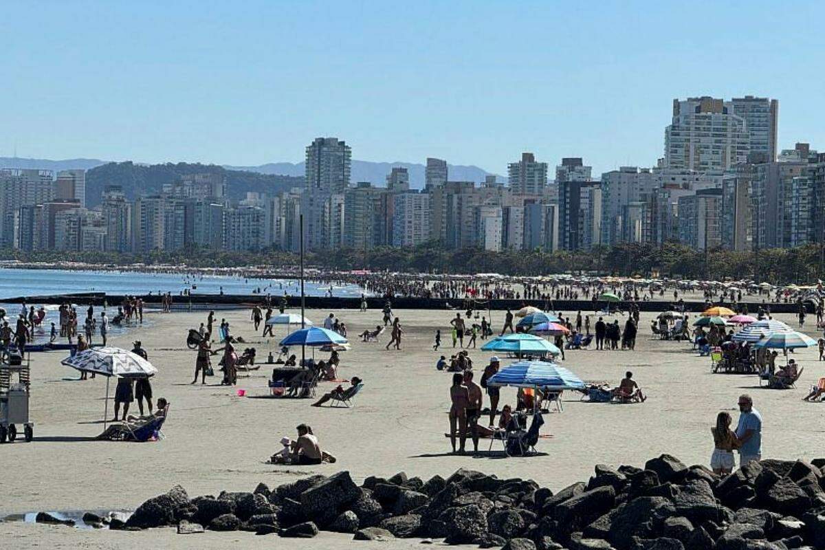 Sol deve se manter firme na Baixada Santista durante a semana