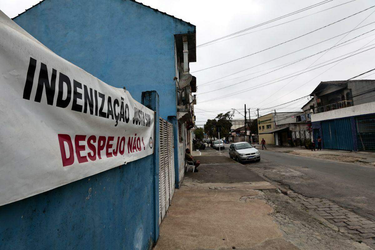 Projeto prevê a desapropriação de 65 casas e comércios na Rua José do Patrocínio, no Macuco, em Santos
