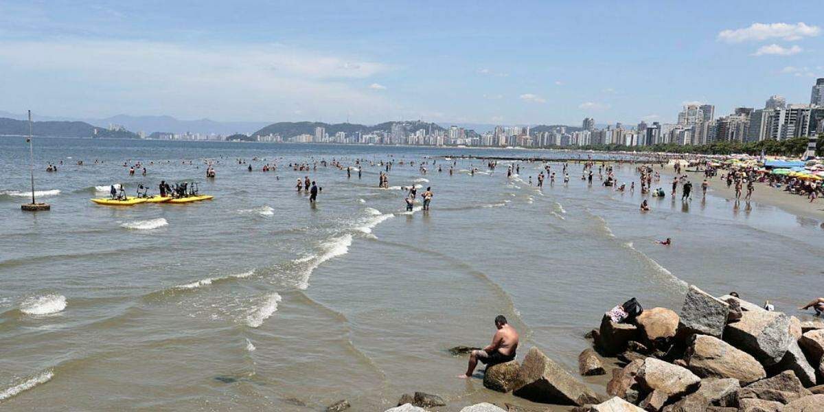 Baixada Santista promete ter dias ensolarados e com temperaturas de até 28°C nos próximos dias; calor também ganha força ao redor do Brasil