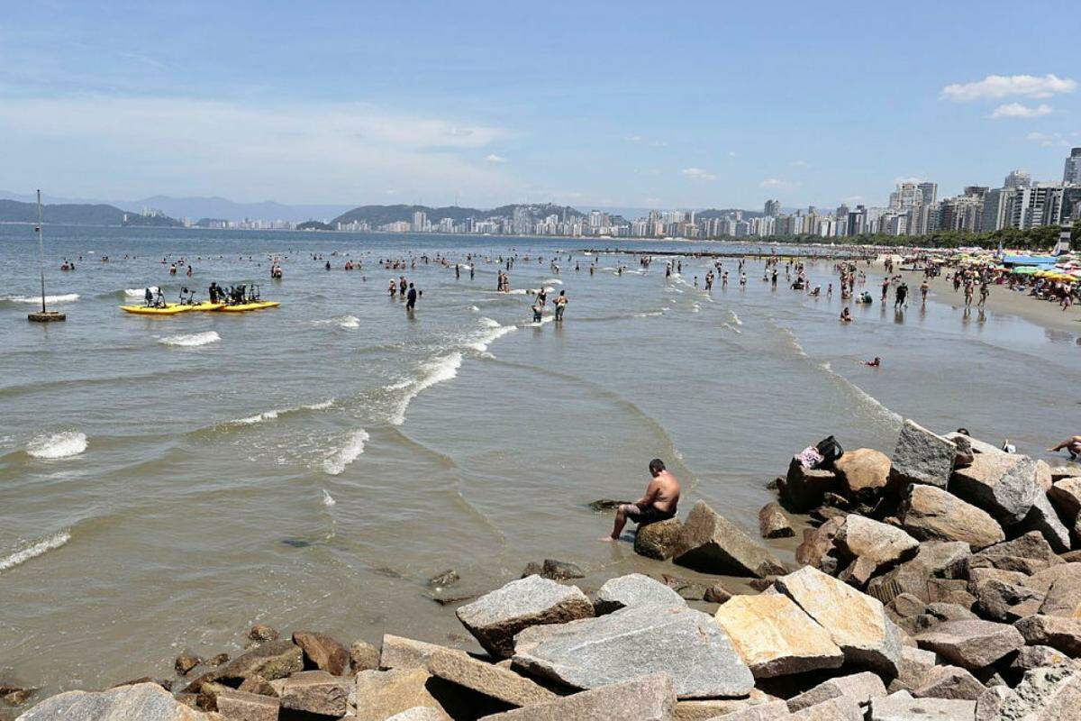 Baixada Santista promete ter dias ensolarados e com temperaturas de até 28°C nos próximos dias; calor também ganha força ao redor do Brasil